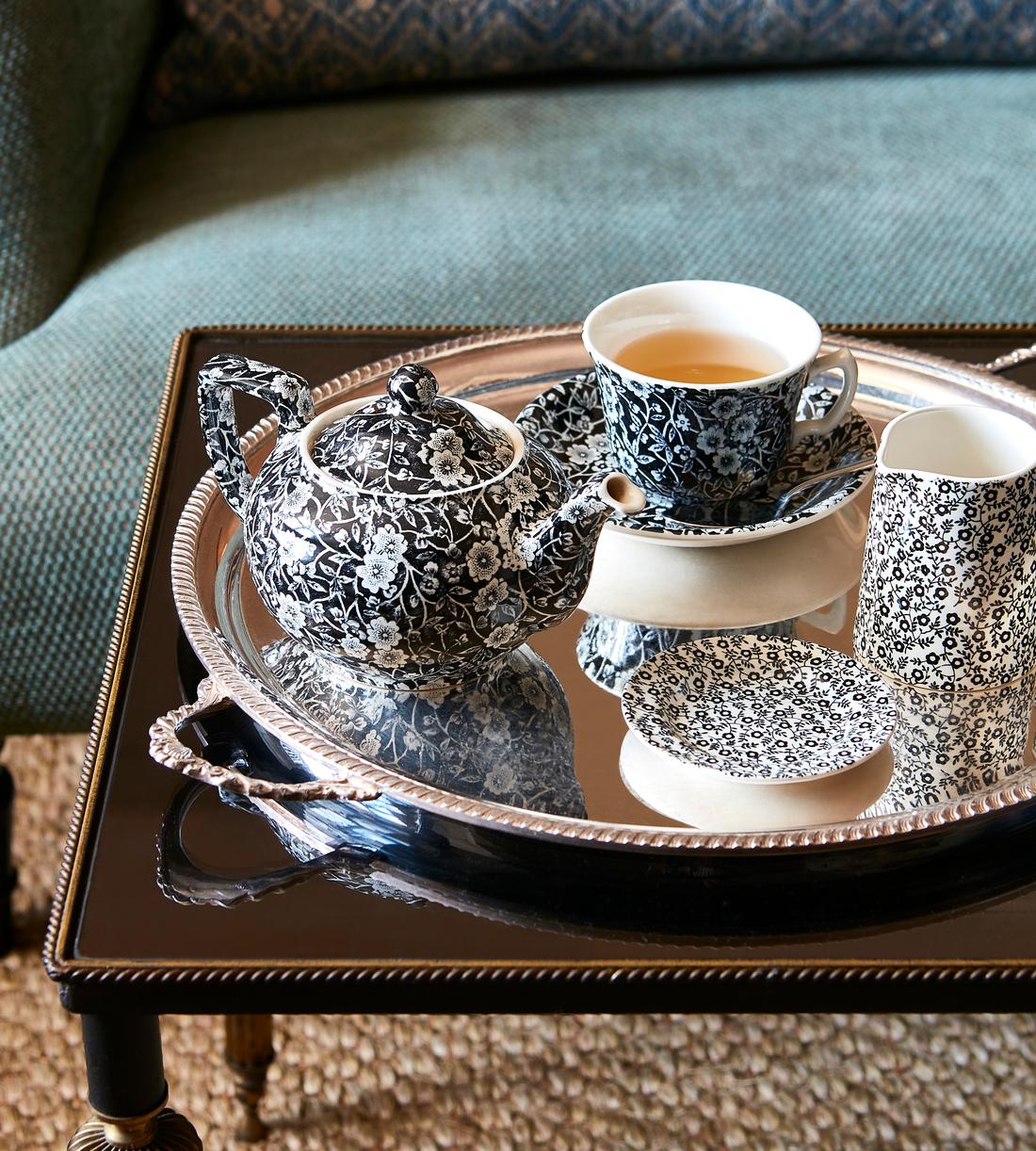 Burleigh Calico Teacup and Saucer
