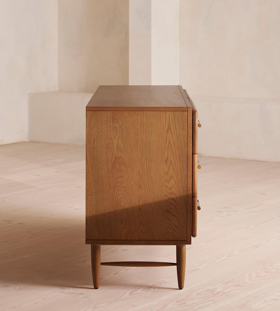 Oscar Cane & Oak 6 Drawer Dresser Oscar Cane & Oak 6 Drawer Dresser