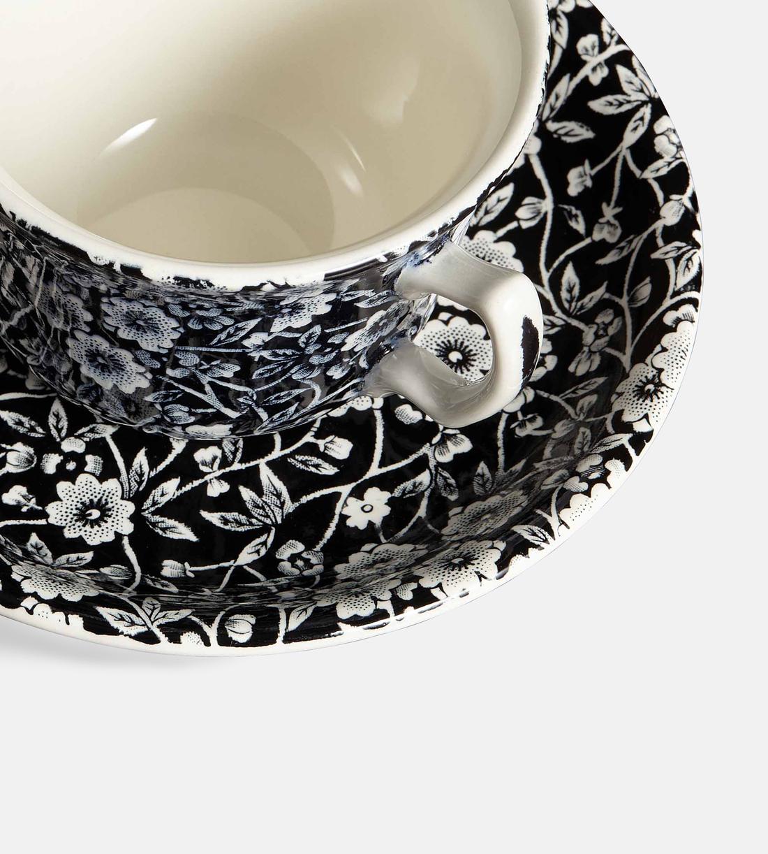 Burleigh Calico Teacup and Saucer