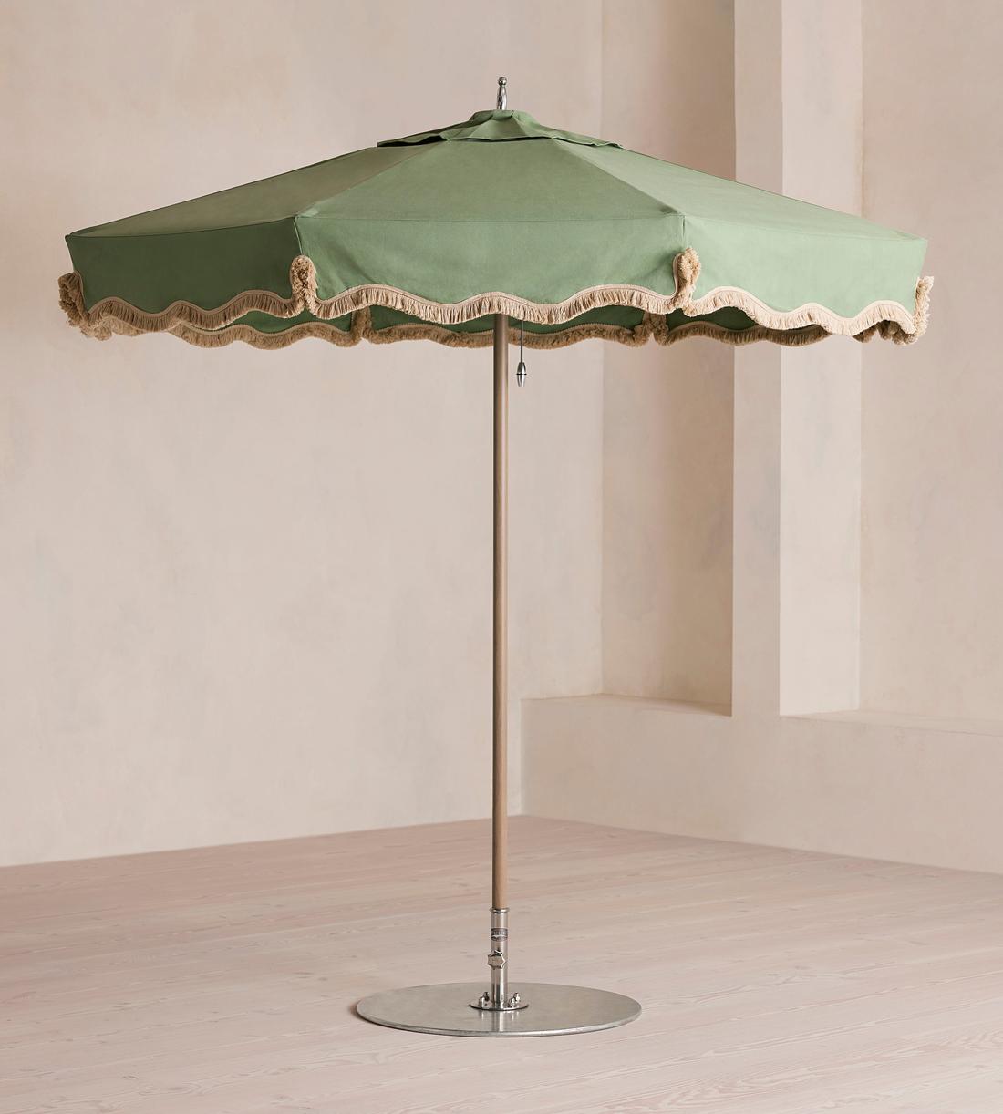 Tuuci Outdoor Parasol, Octagon 2.25m Fringed Sage Tuuci Outdoor Parasol, Octagon 2.25m Fringed Sage