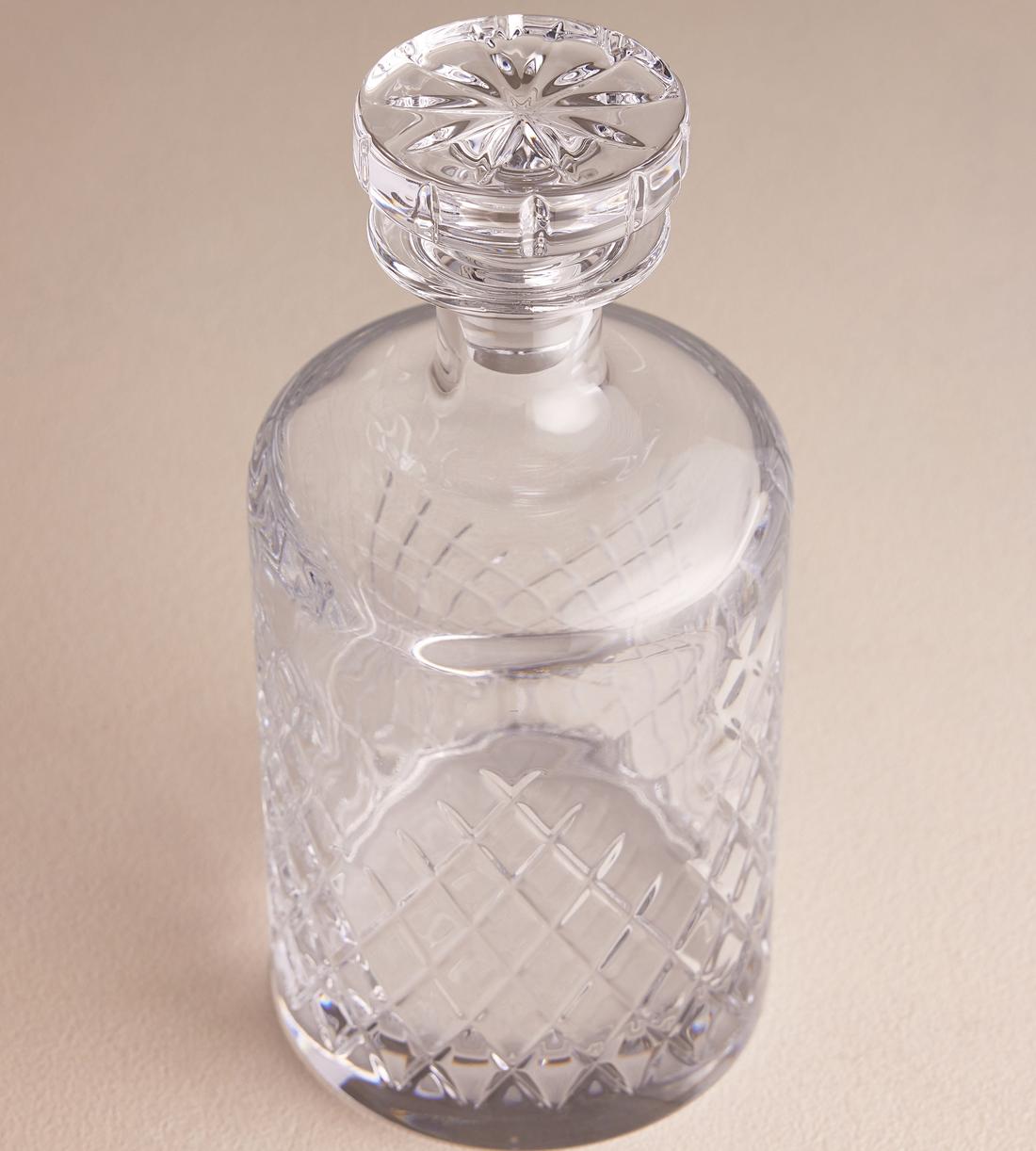 Round Cut Crystal Decanter With Vertical Cuts # 25782 - Etsy Round Cut Crystal Decanter with Vertical Cuts # 25782 display picture 1