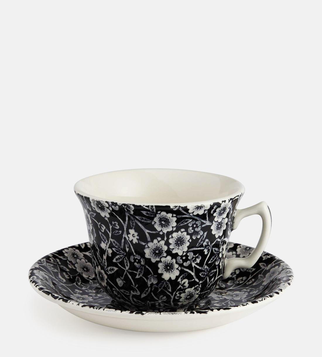 Burleigh Calico Teacup and Saucer