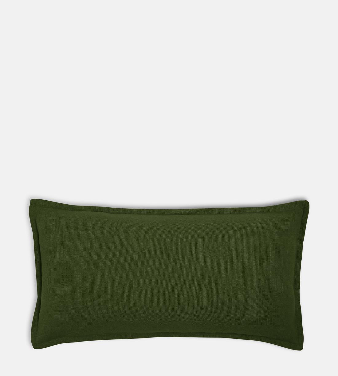 Noa Oblong Cushion, Moss Green