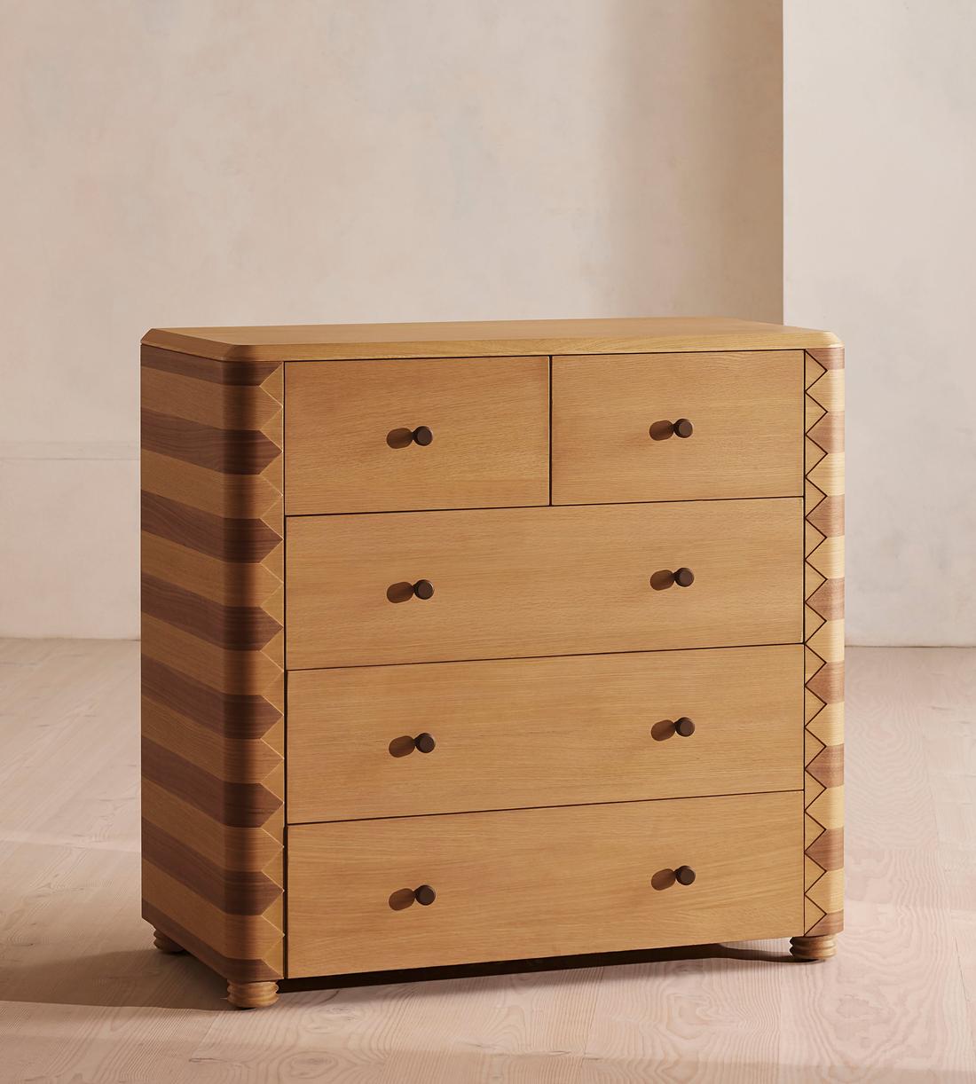 Anuel Five Drawer Dresser