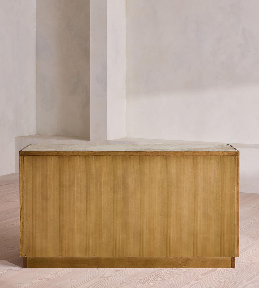 Leo Six Drawer Dresser, Royal Diana Marble