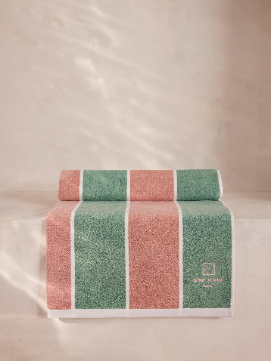 Striped Towels Soho Bath Towels Rachel Zoe Striped Rainbow 52” X