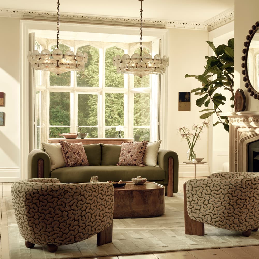 Winnie Armchair - Lophelia Jacquard - Pink - Lifestyle - Image 3