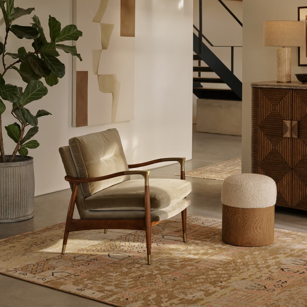Theodore Armchair - Velvet - Lichen - Lifestyle - Image 3
