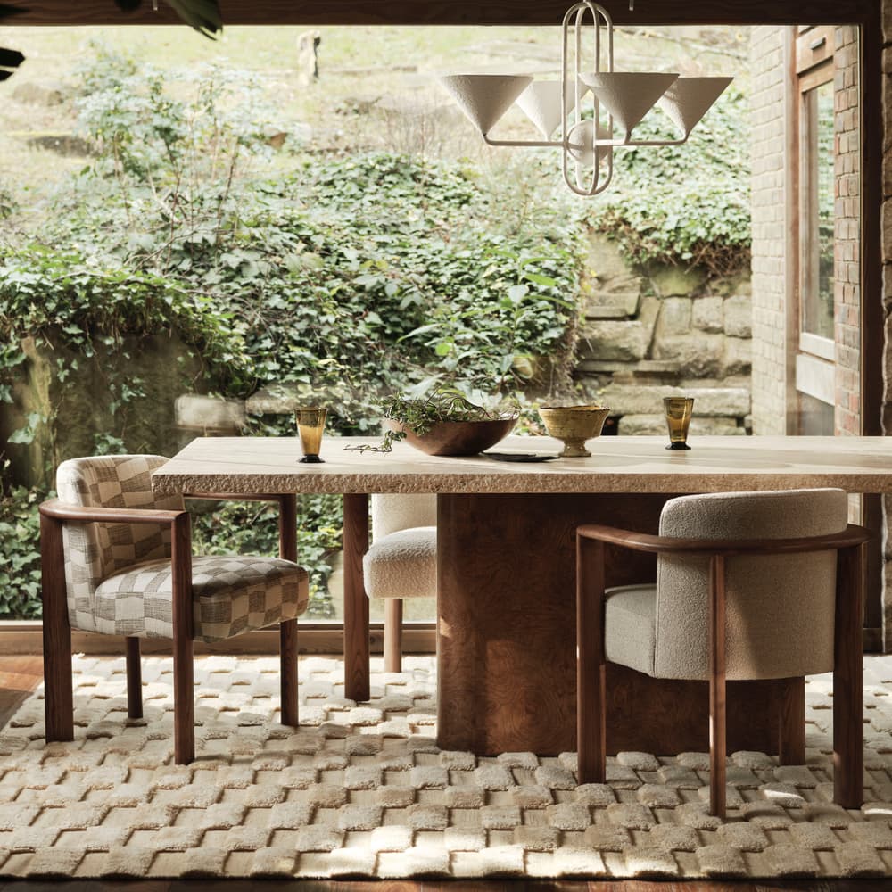 Ramsey Dining Table - Travertine - Lifestyle - Image 3