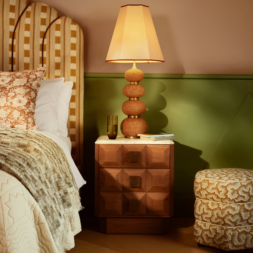 Marius Bedside Table - Small - Arabescato Corchia Marble - Lifestyle - Image 3