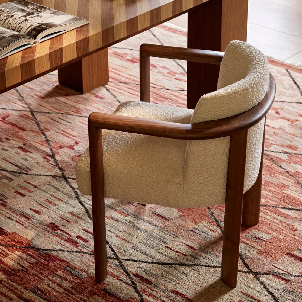 Aria Dining Chair - Boucle - Cream - US - Lifestyle - Image 3