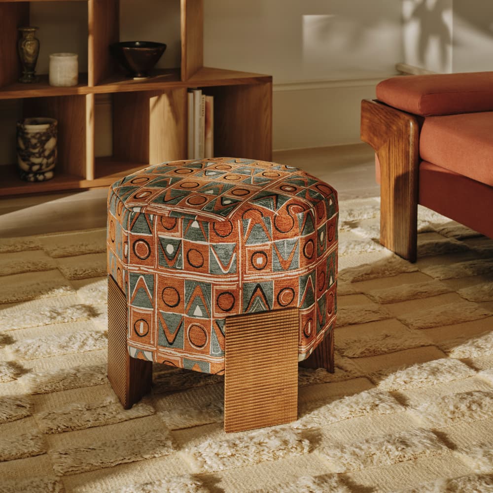 Alvin Footstool - Lumi Jacquard - US - Lifestyle - Image 3