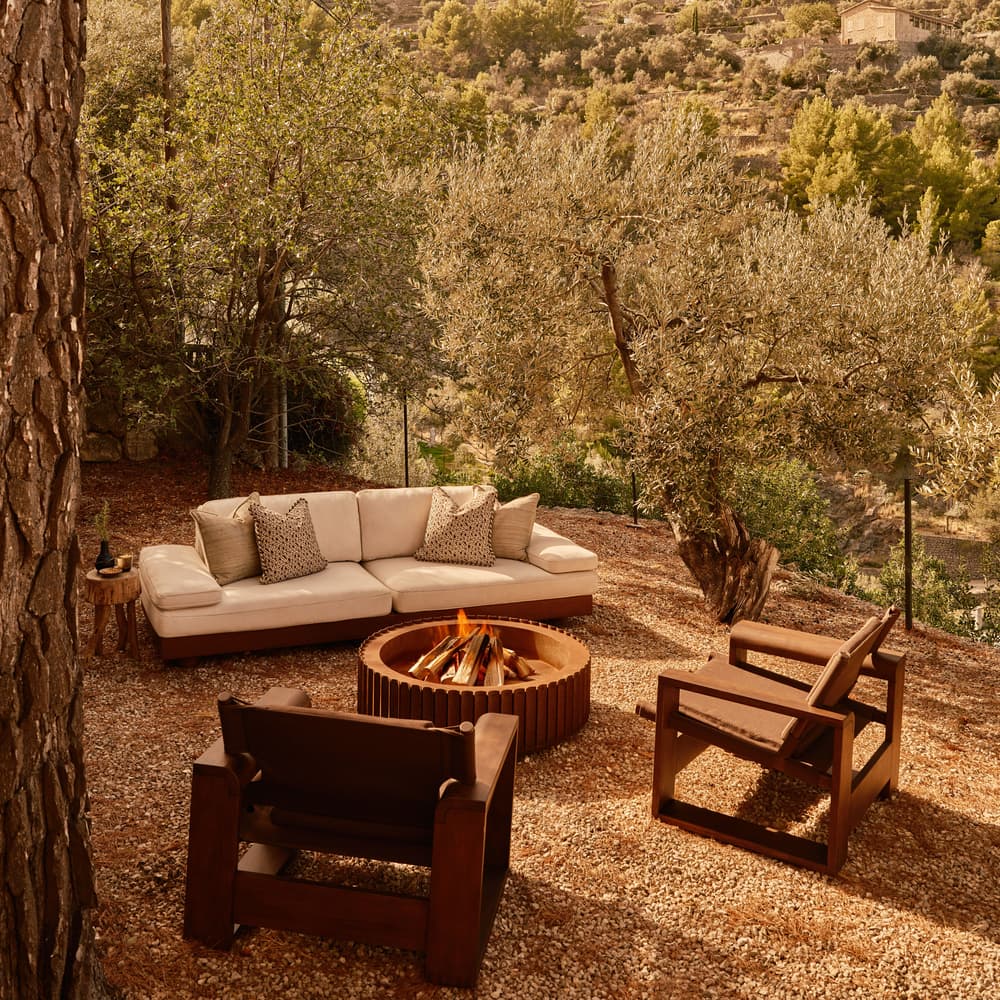 Gabriel Outdoor Armchair - Chocolate - UK - Lifestyle - Image 3