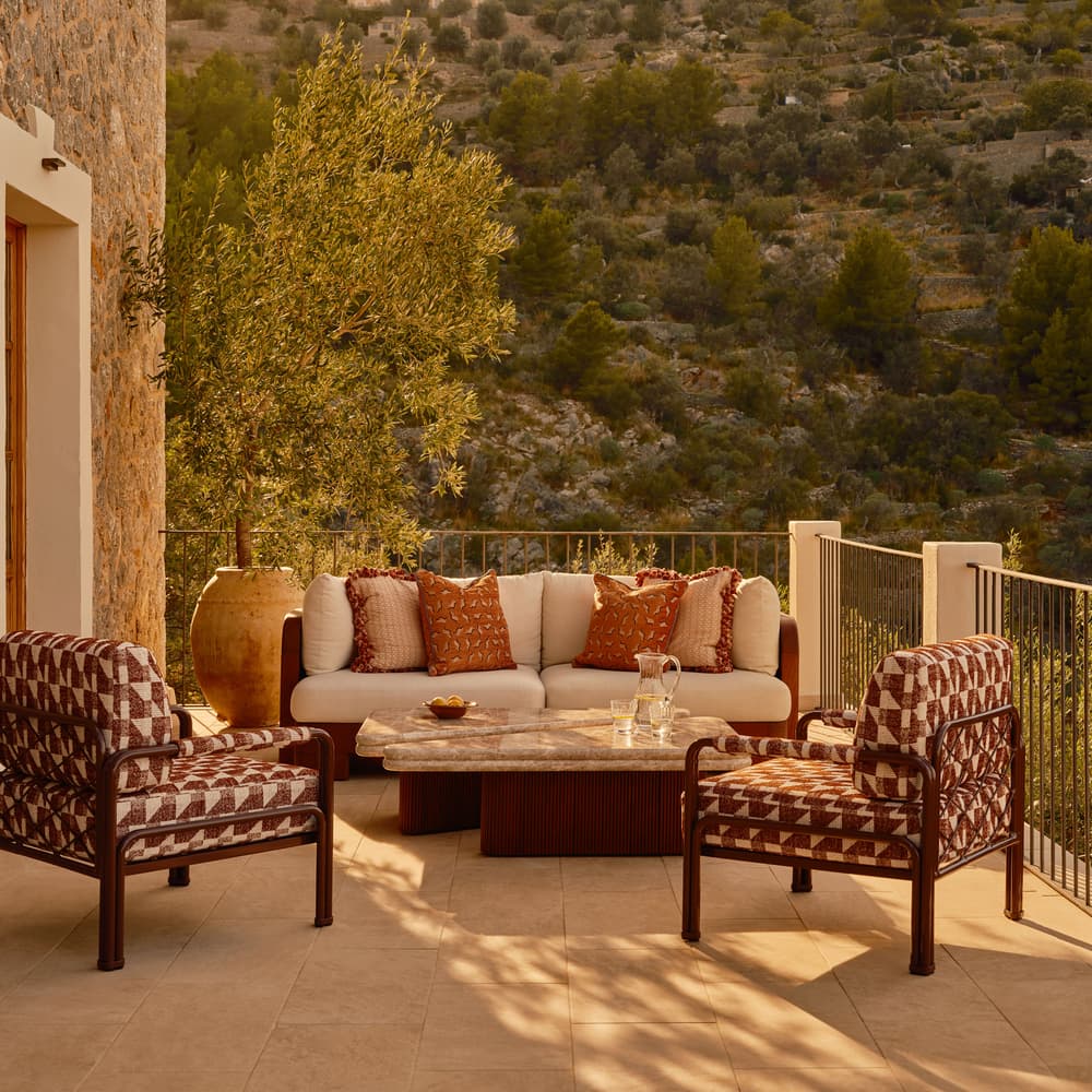 Gia Outdoor Coffee Table Set - Lifestyle - Image 3