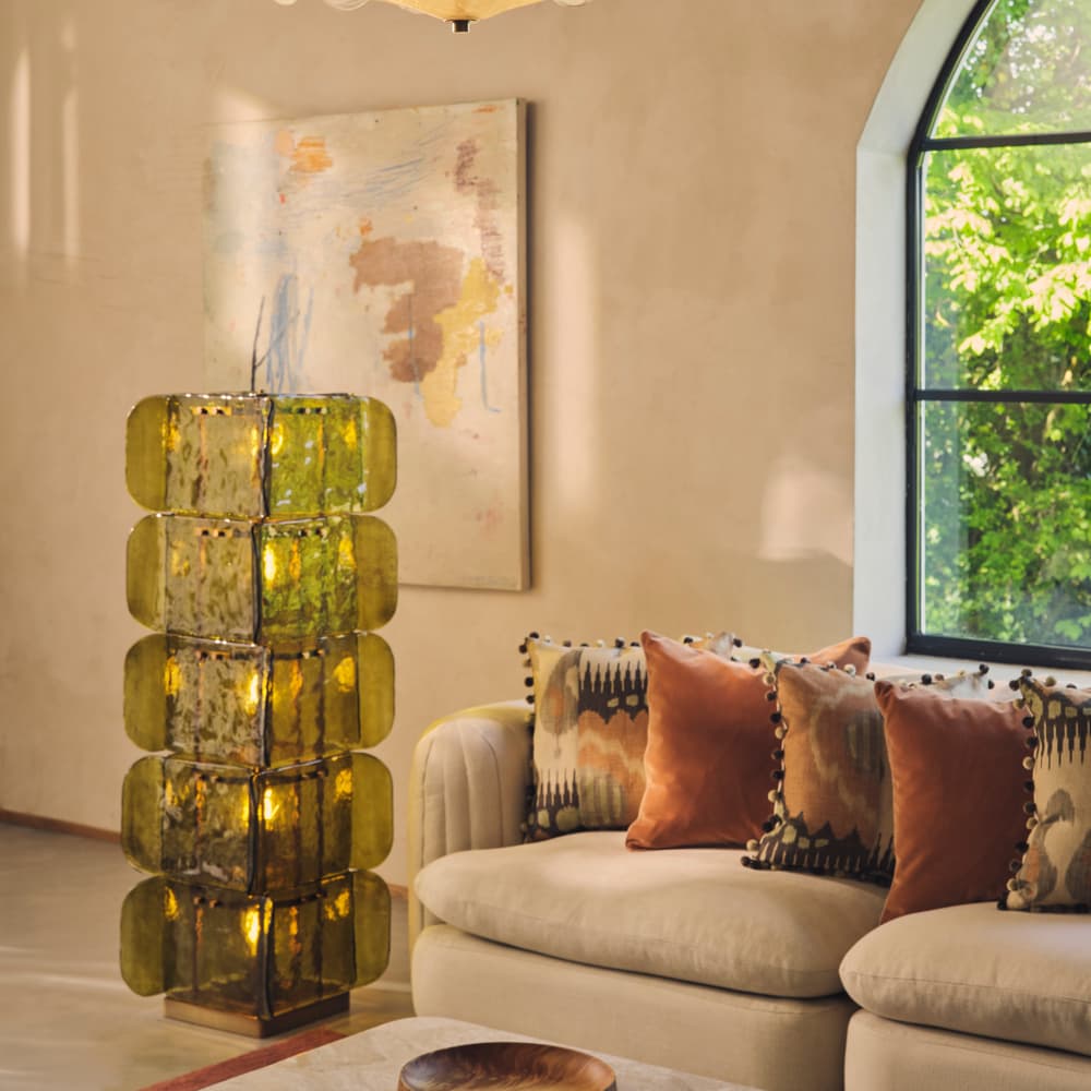 Elias Floor Lamp - Green - Lifestyle - Image 3