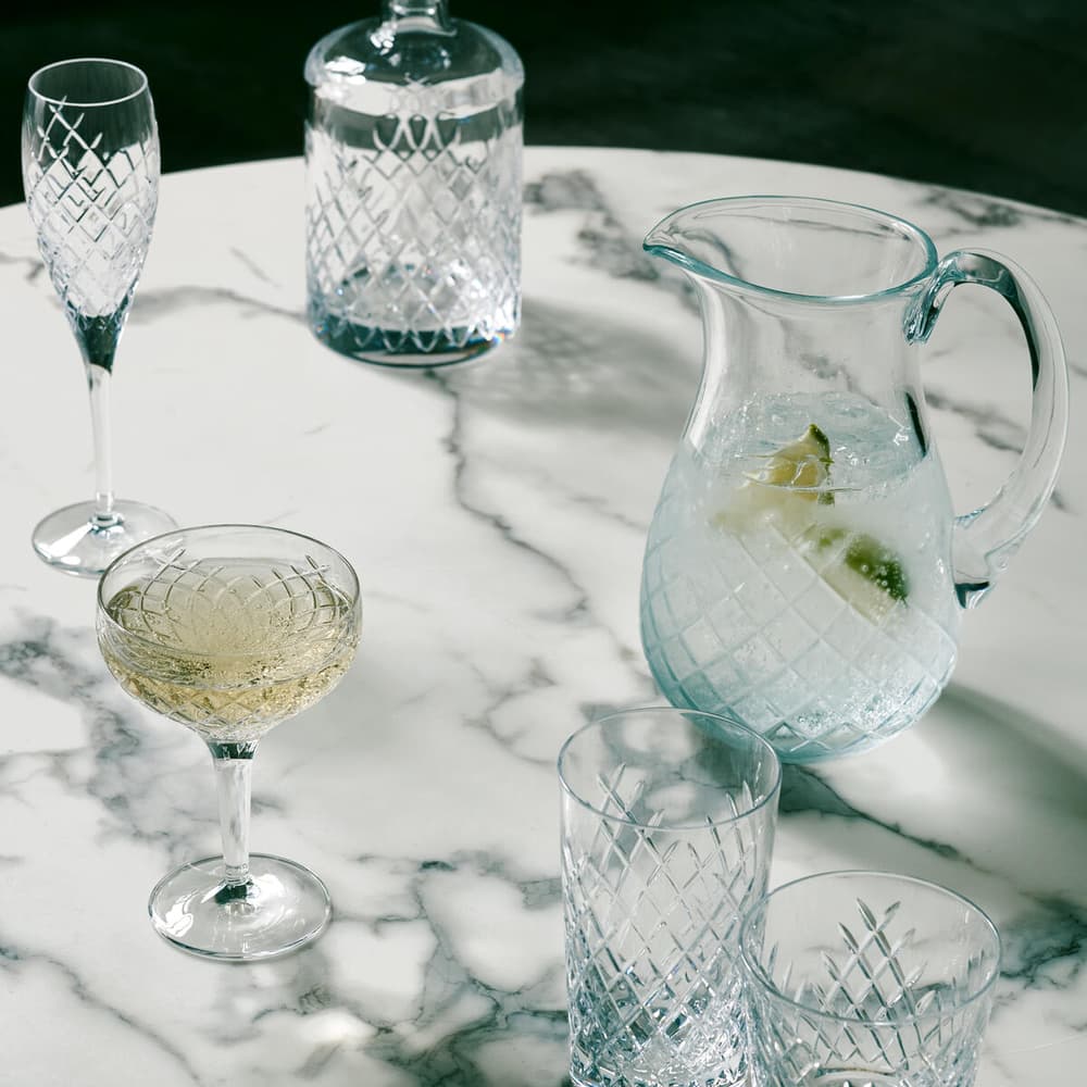 Barwell Cut Crystal Highball Glass - Set of Four - Lifestyle - Image 3