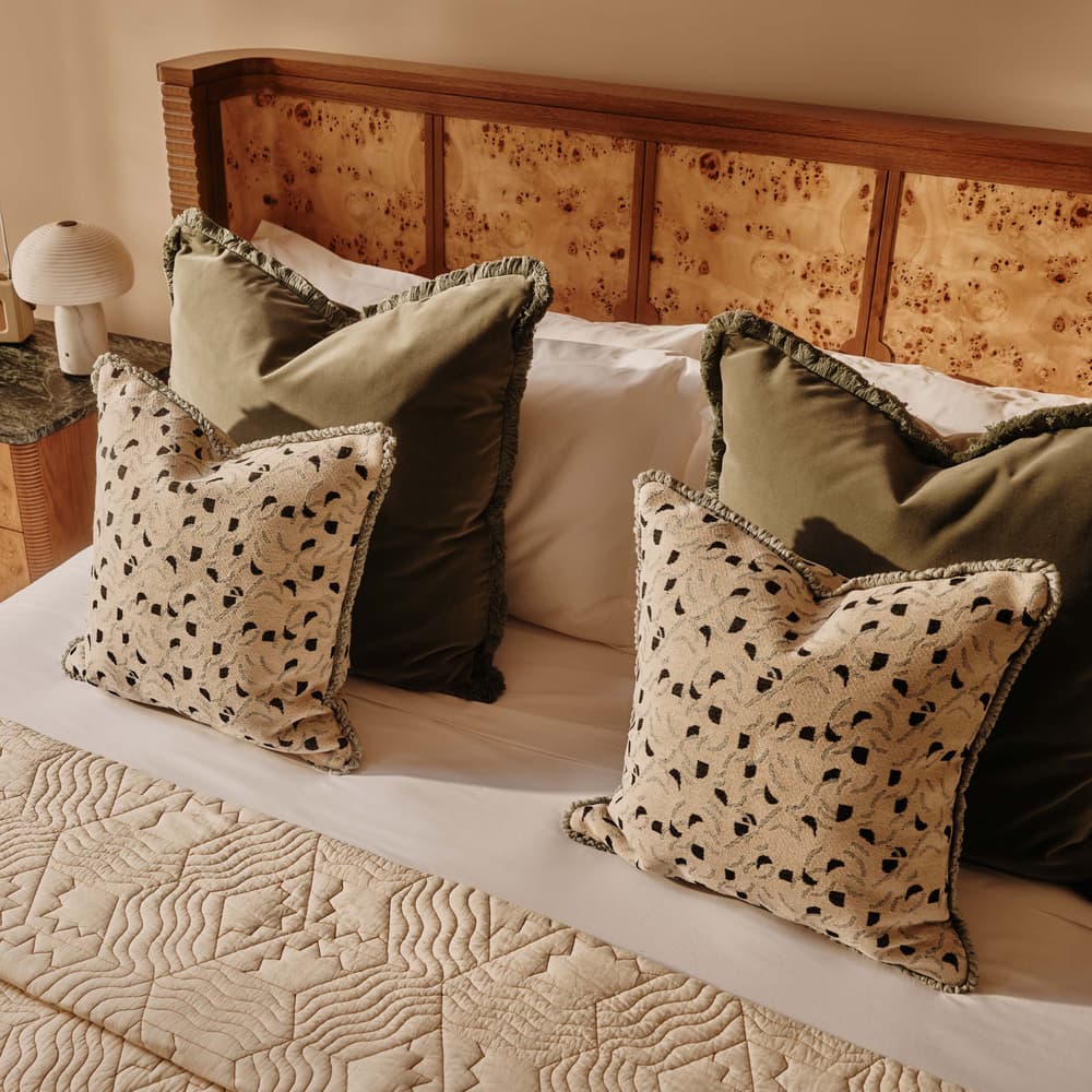 Margeaux Square Cushion - Lichen - Lifestyle - Image 3