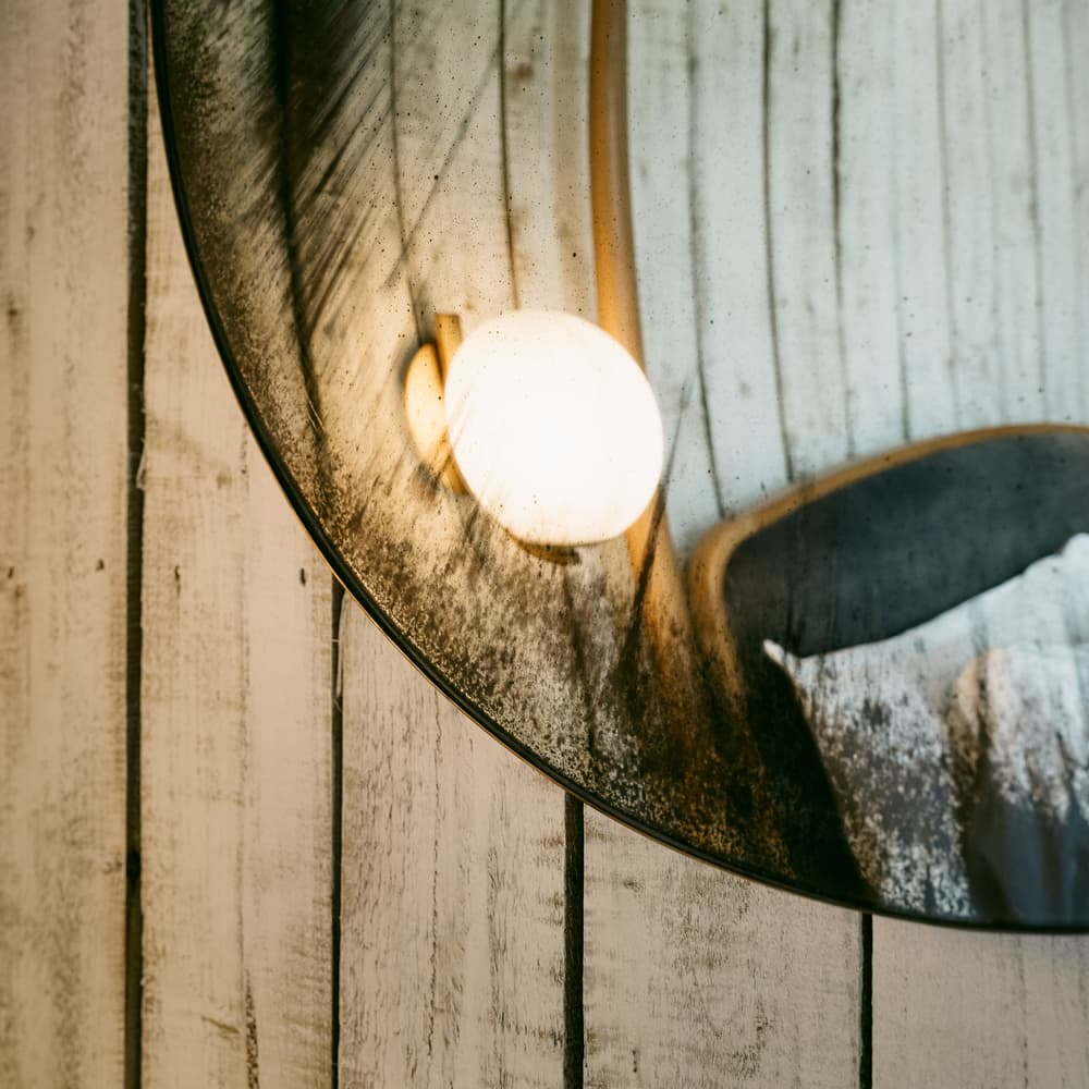 Convex Bronze Edge Wall Mirror - Medium By Sean Phelan - Lifestyle - Image 3