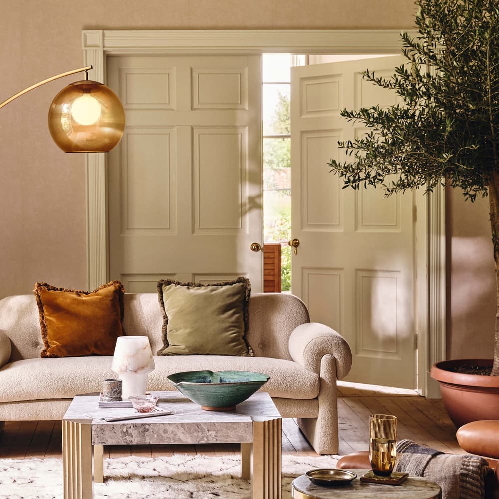 Margeaux Square Cushion - Lichen - Lifestyle - Image 3
