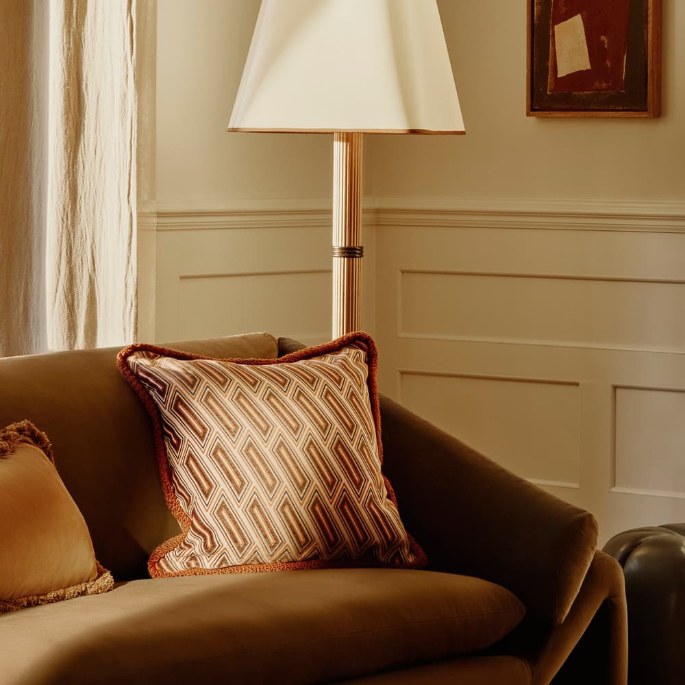 Vende Square Cushion - Rust - Lifestyle - Image 3