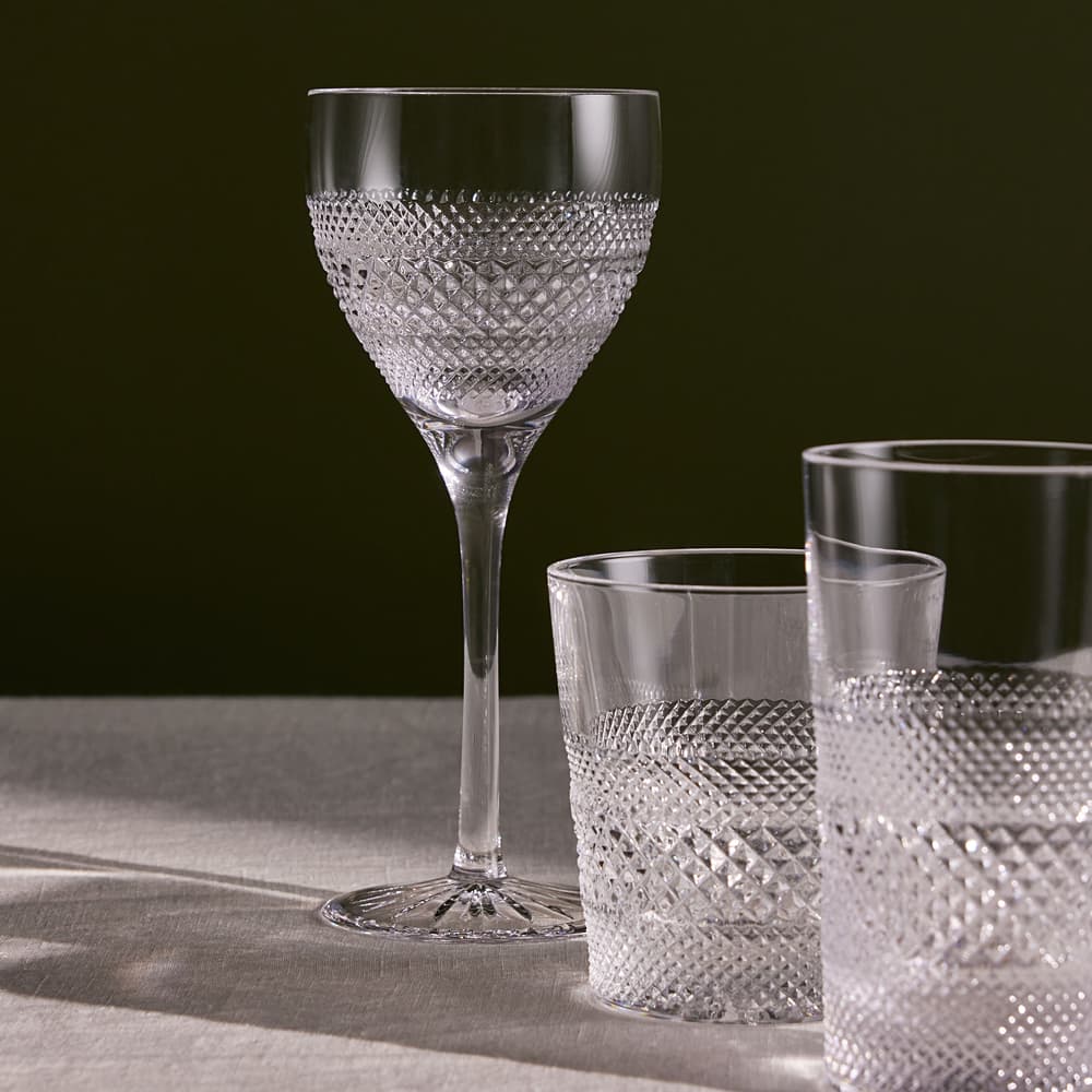 Huxley Cut Crystal Red Wine Glass - Set of Four - Lifestyle - Image 3