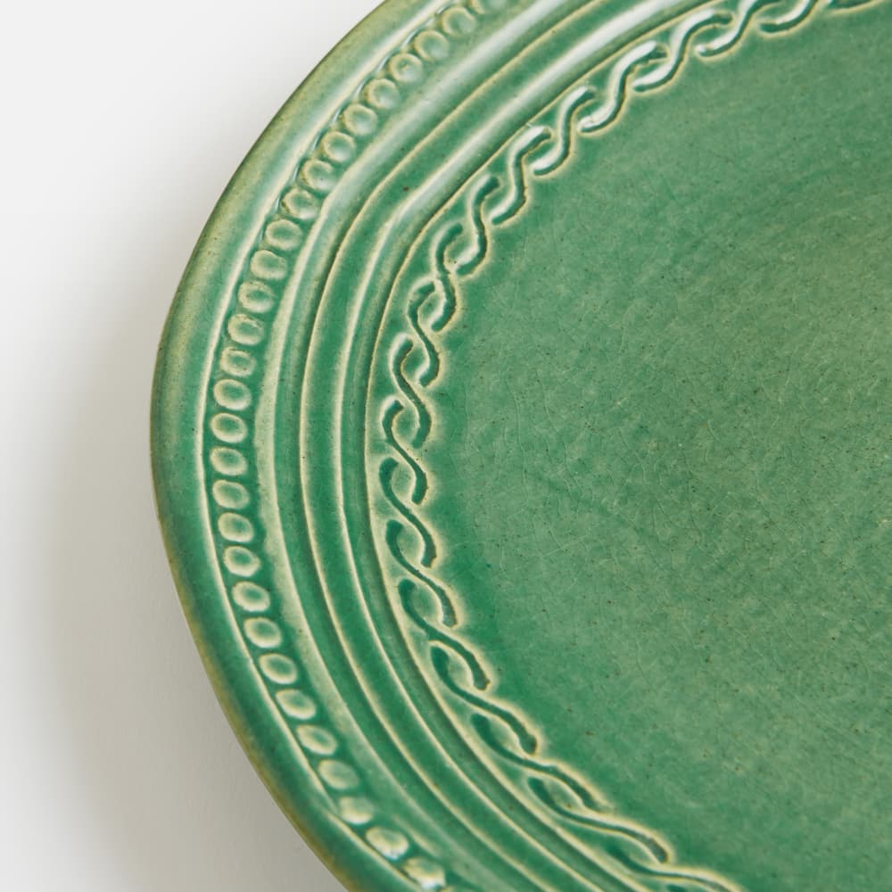 Adderbury Side Plate - Green - Set of Four - Images - Image 3