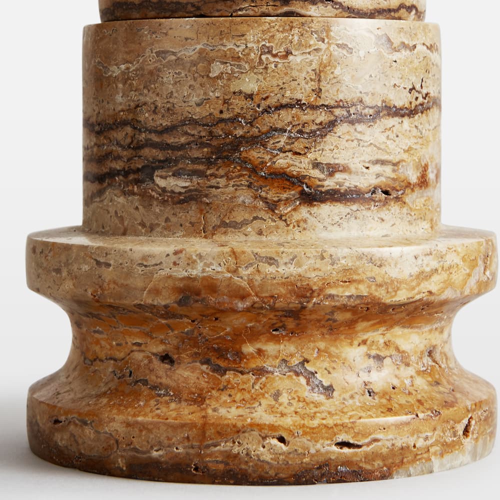 Trento Leather and Oud French Gold Marble Diffuser - 150ml - Images - Image 3