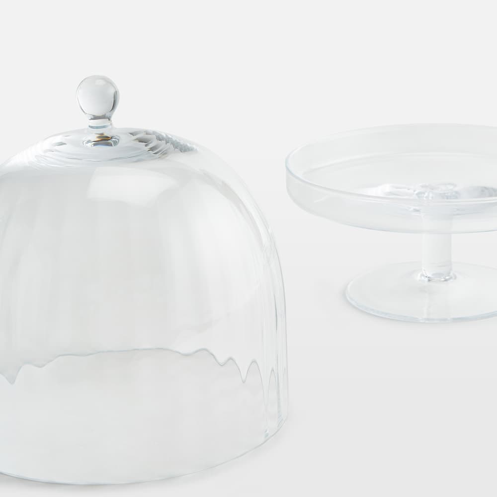 Pembroke Cake Stand with cloche - Small - Images - Image 3
