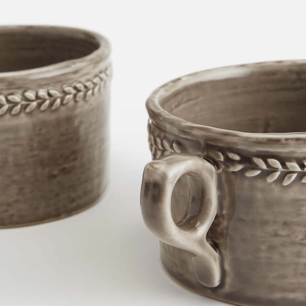 Hillcrest Mug - Grey - Set of Four - Images - Image 3