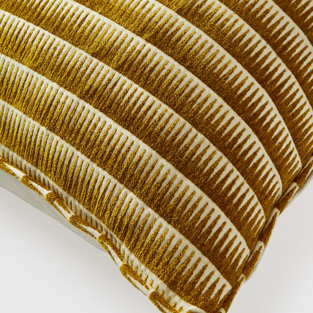 Pierre Frey Gao Cushion - Mustard - Images - Image 3