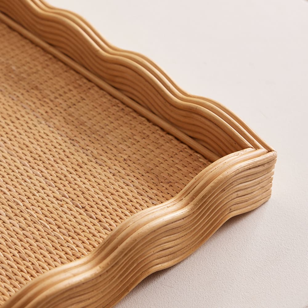Pangbourne Rattan Ottoman Tray - Large - Images - Image 3