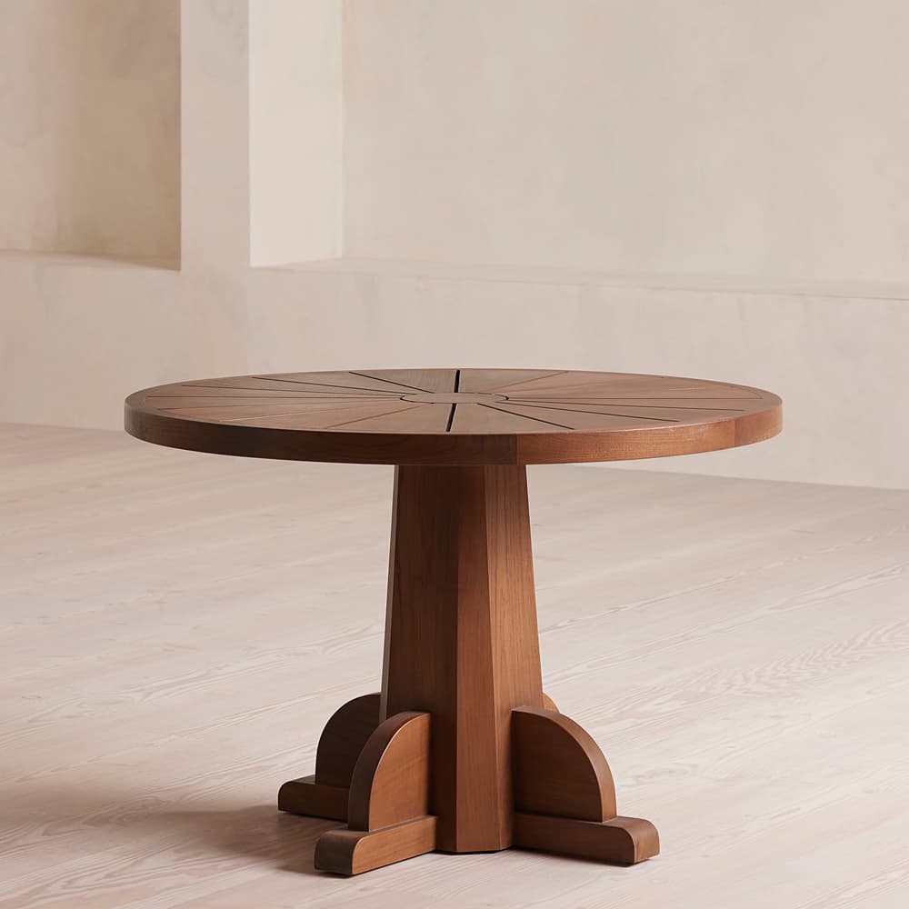 Breno Outdoor Bistro Table - Dark Stained Teak - Listing - Image 3