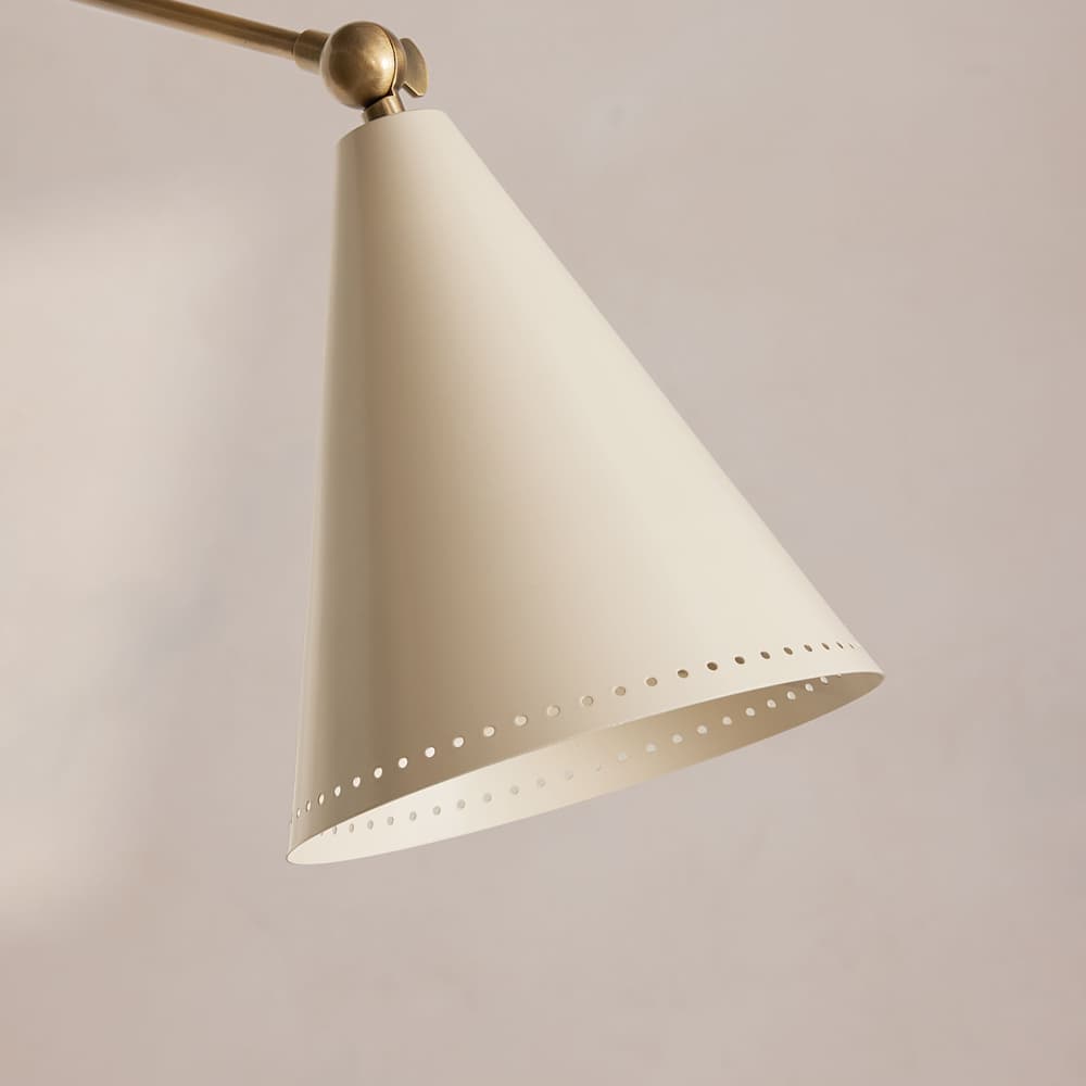 Vincent Wall Light - Cream Shade - US - Images - Image 3