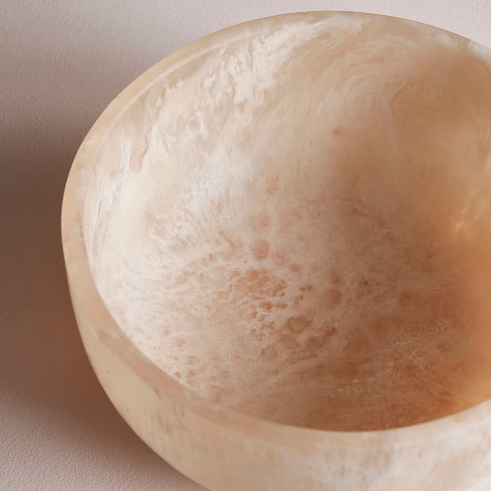 Miller Resin Salad Bowl - White - Images - Image 3