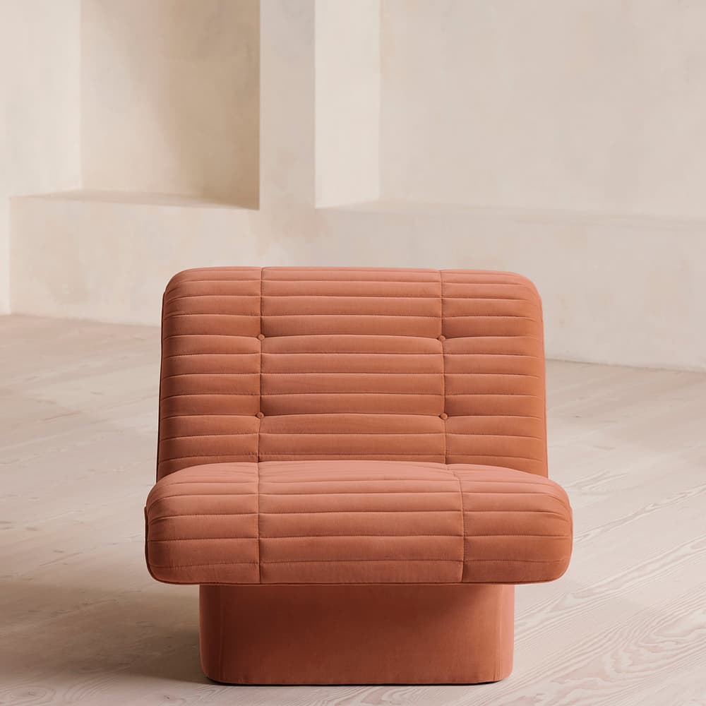 Ewan Armchair - Antique Rose Velvet - US - Listing - Image 3