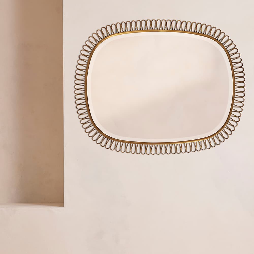 Todd Wall Mirror - Antique Brass - Listing - Image 3