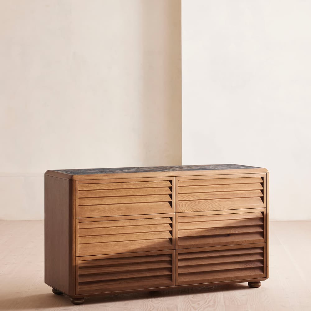Lucia Six Drawer Dresser - Michelangelo Marble - Listing - Image 3