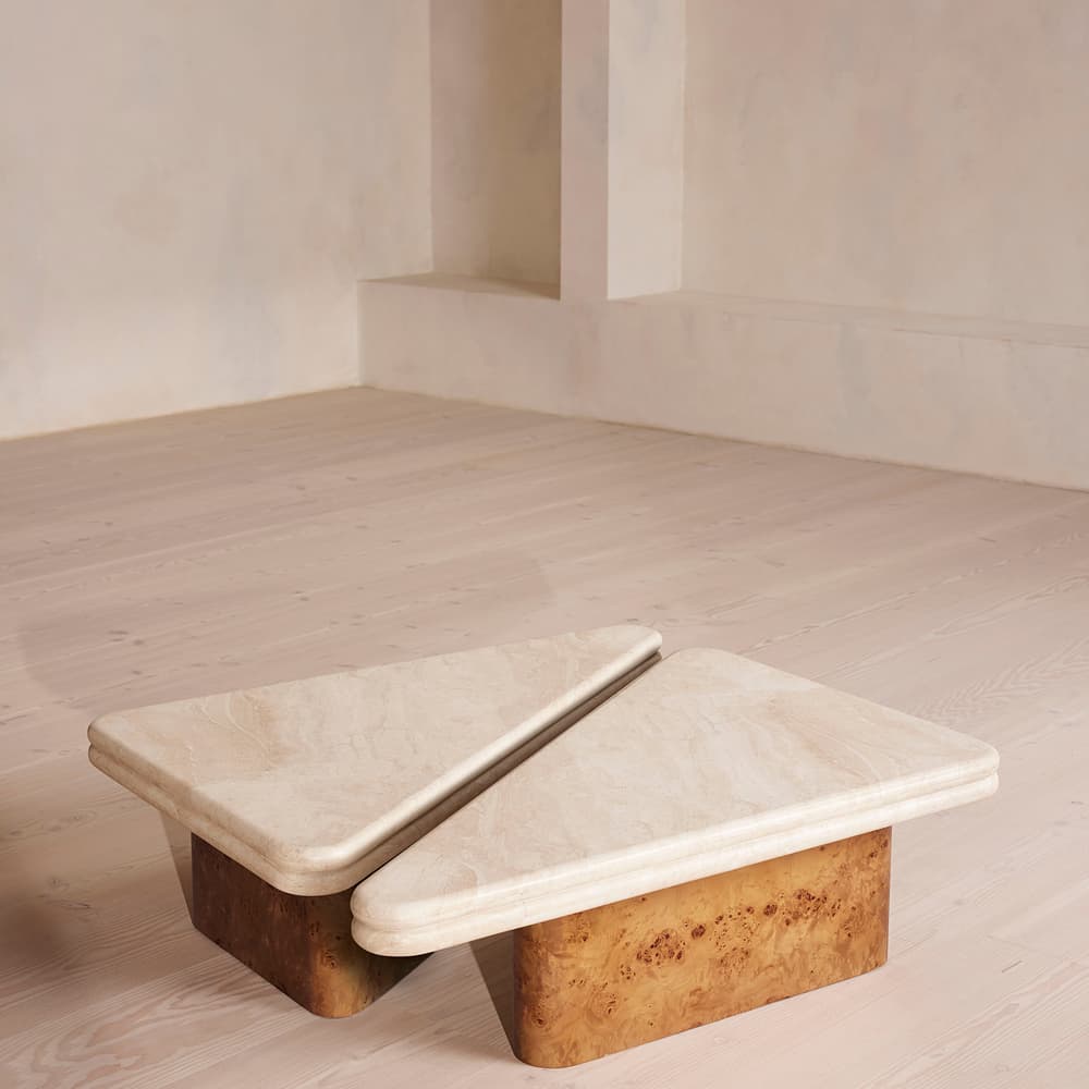 Gia Coffee Table Set - Royal Diana Marble - Listing - Image 3