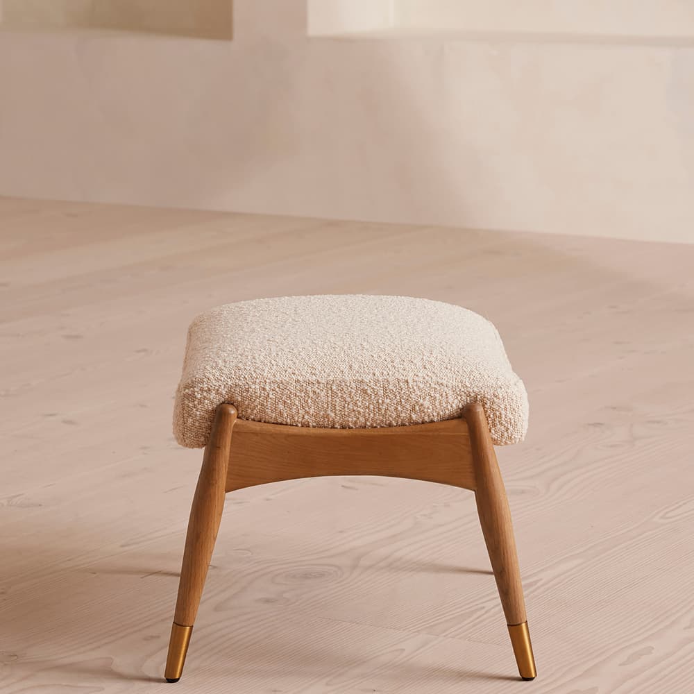 Theodore Footstool - Boucle - Natural - US - Images - Image 3