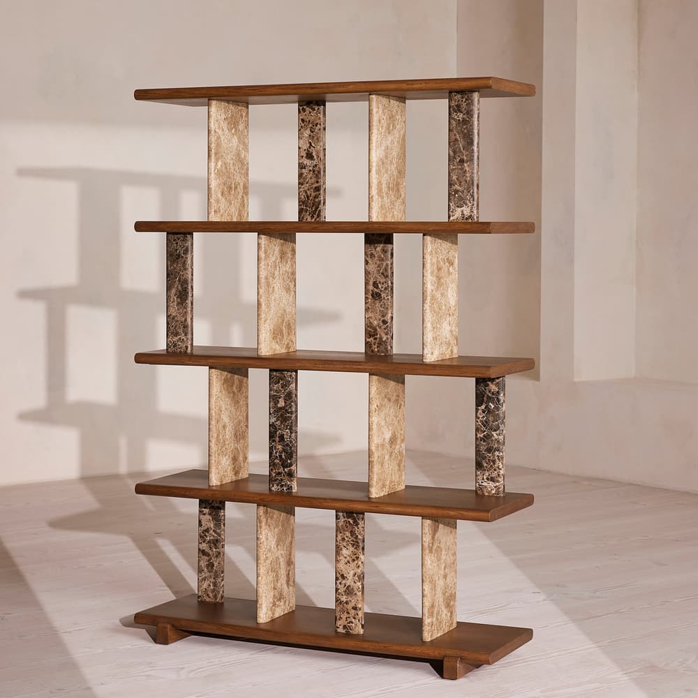 Cassius Shelving - Light and Dark Emperador Marble - Images - Image 3
