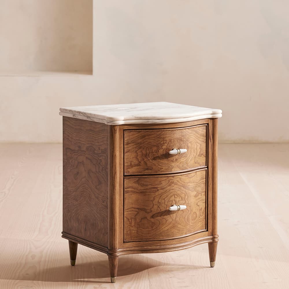 Valerie Bedside Table - Arabescato Corchia Marble - Listing - Image 3