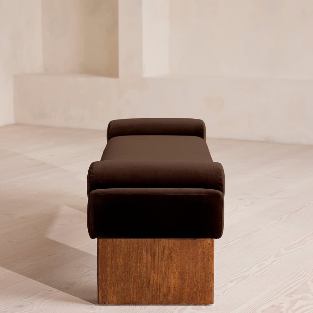 Esther Bench Velvet - Chocolate - US - Images - Image 3