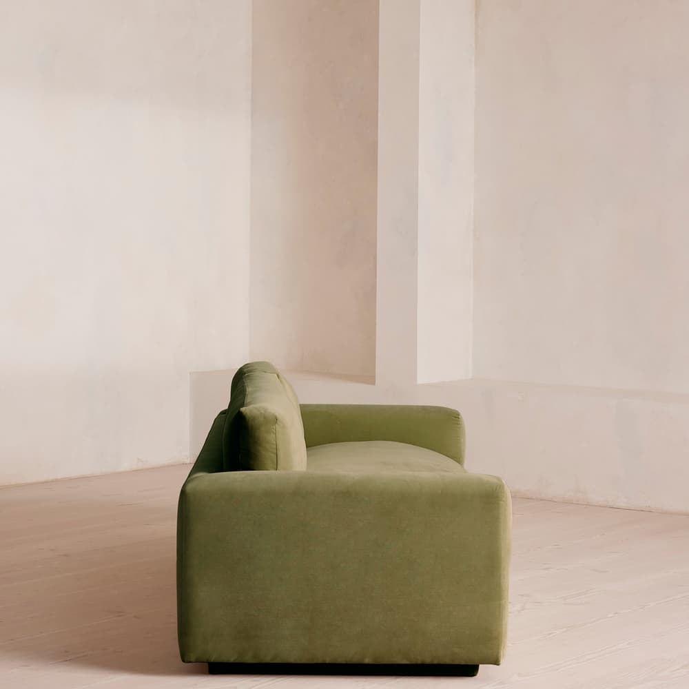 Mossley Three Seater Sofa - Velvet - Lichen - US - Images - Image 3