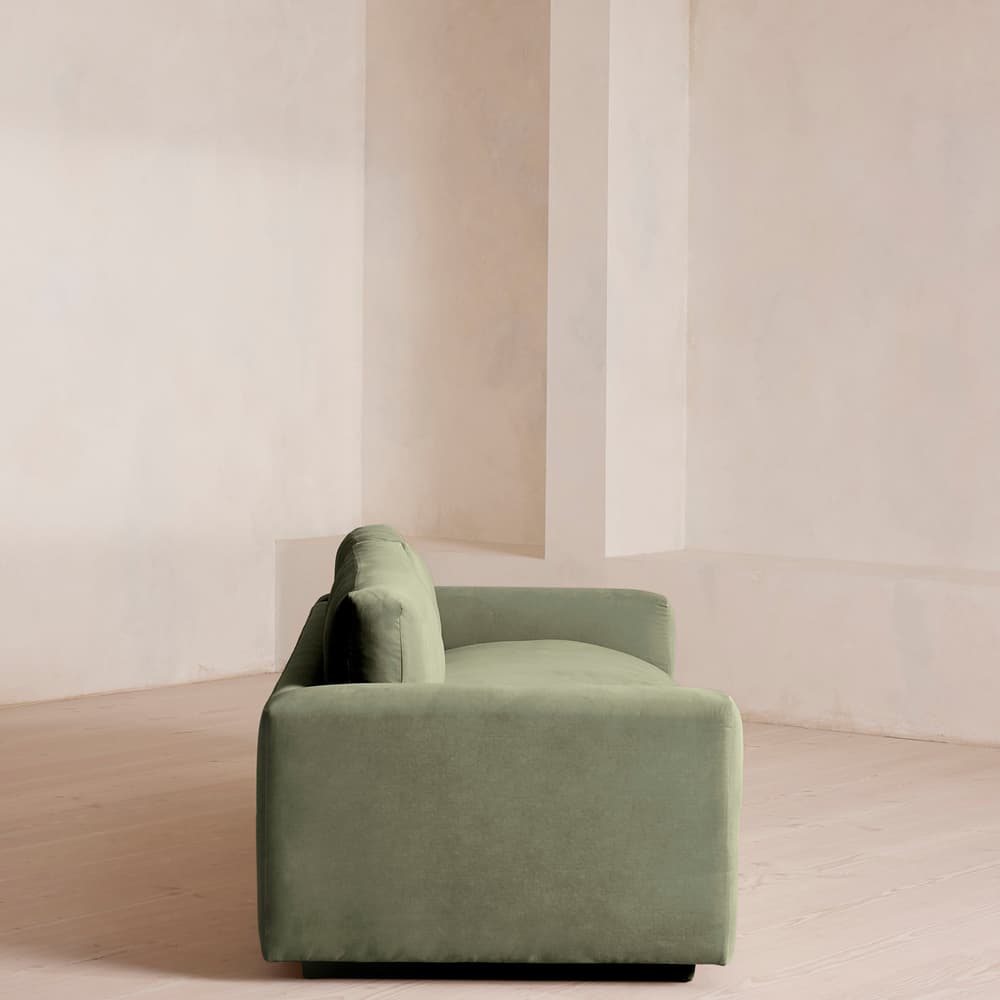 Mossley Three Seater Sofa - Velvet - Seafoam - US - Images - Image 3