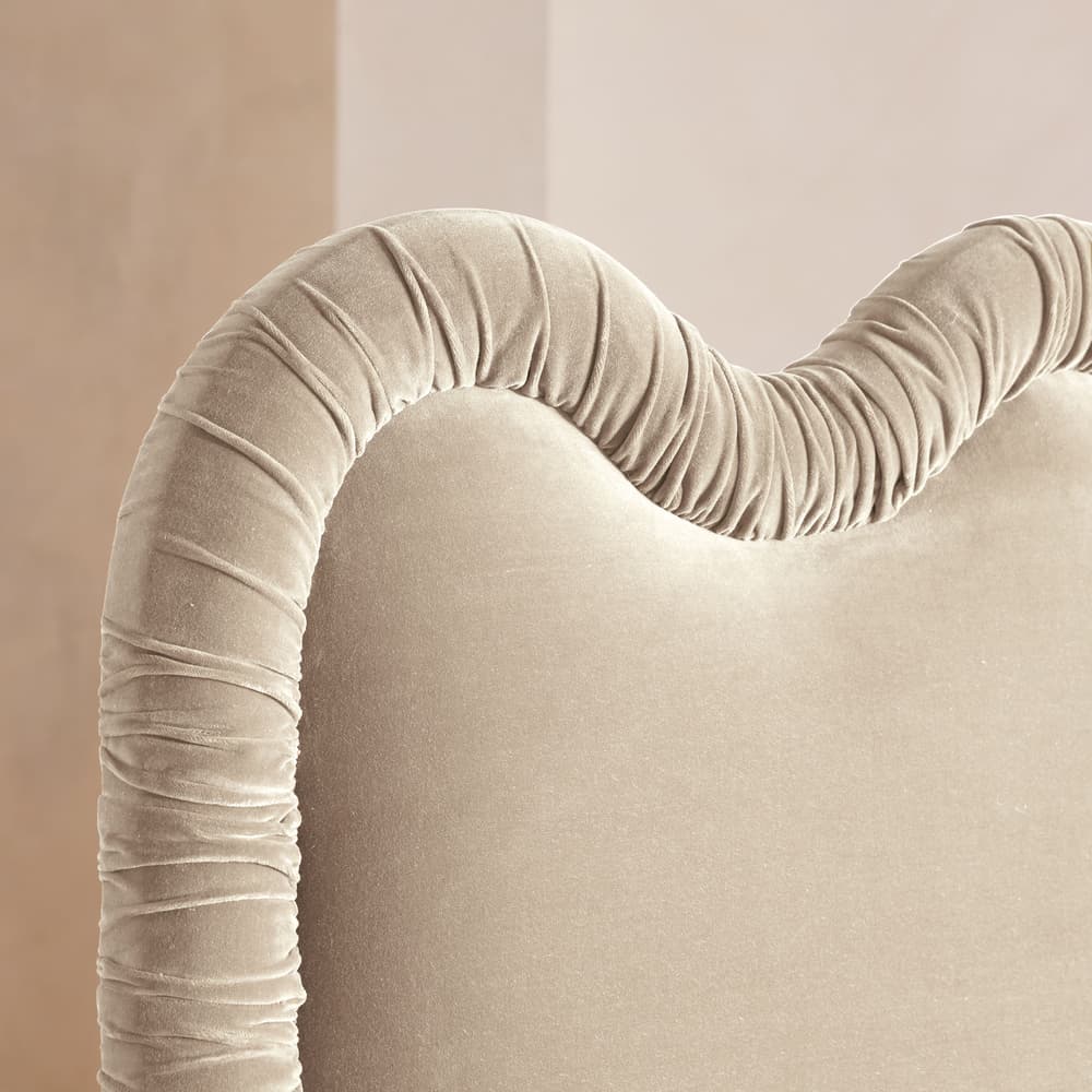 Tristan Bed - King - Velvet - Oyster - UK - Images - Image 3