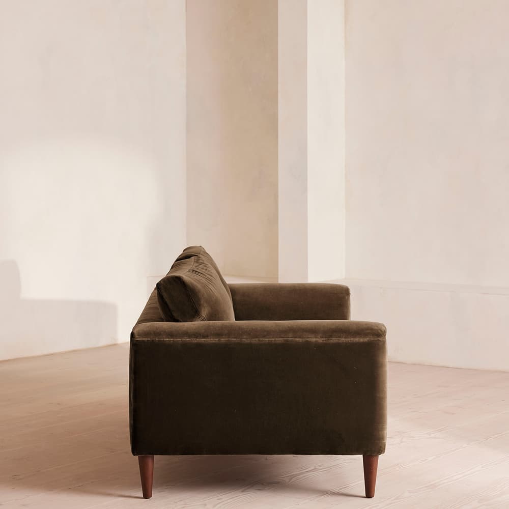 Reya Two Seater - Sofa - Velvet - Chocolate - US - Images - Image 3