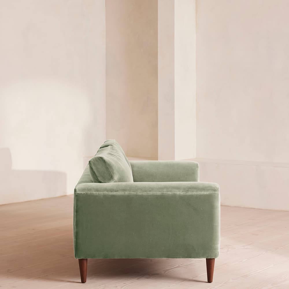 Reya Two Seater Sofa - Velvet - Seafoam - US - Images - Image 3