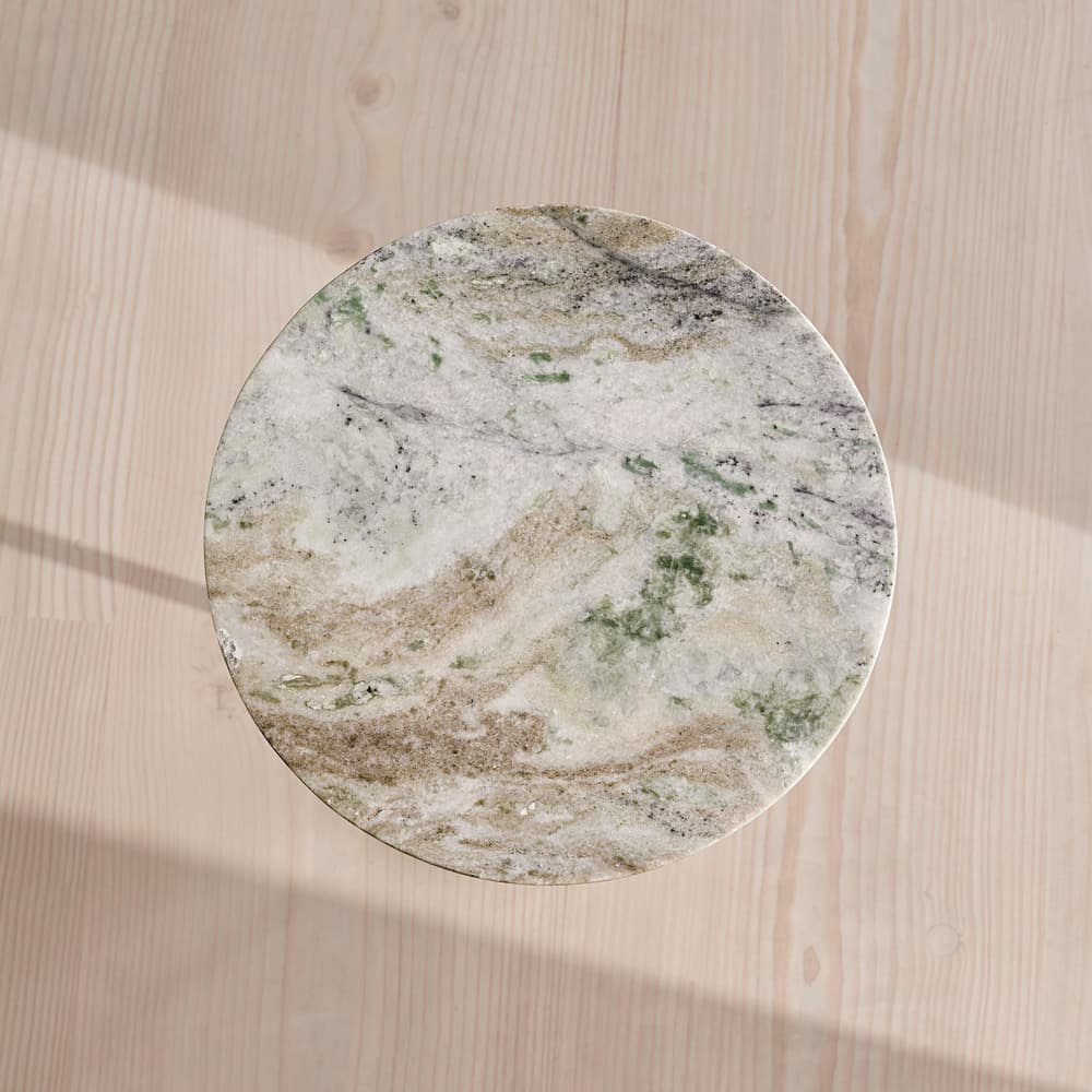 Fleet Side Table - Small - Terra Bianca Marble - Images - Image 3
