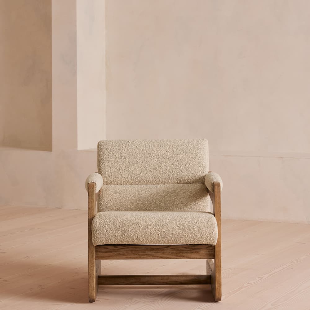 Lara Armchair - Boucle - Natural - US - Listing - Image 3
