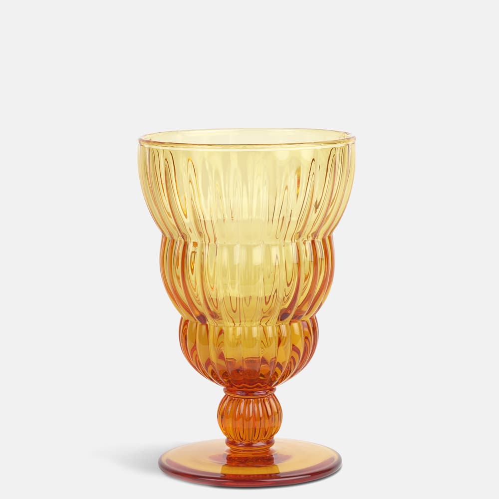 Havana Goblet - Amber - Set of Four - Images - Image 3